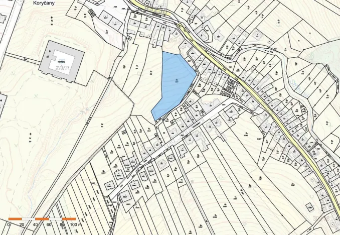 Prodej pozemku, Koryčany, 3613 m2
