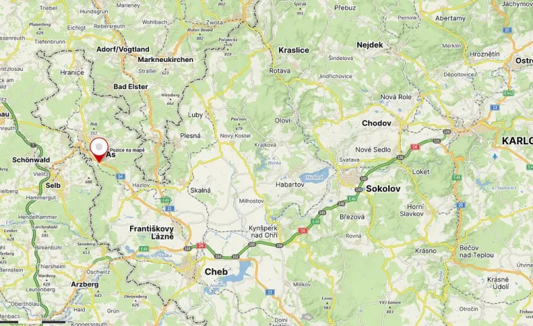 Prodej pole, Aš - Nový Žďár, 3300 m2