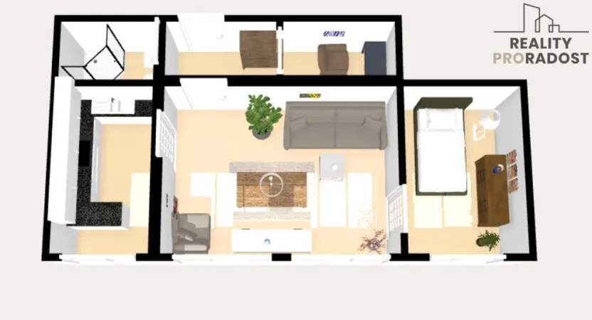 Prodej bytu 2+1, Olomouc, 45 m2