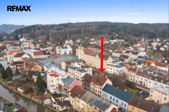 Prodej činžovního domu, Hronov, T. G. Masaryka, 620 m2