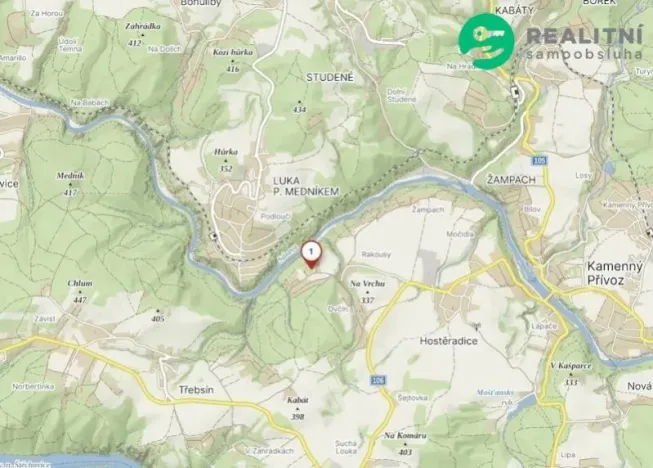 Prodej zahrady, Krňany - Třebsín, 679 m2