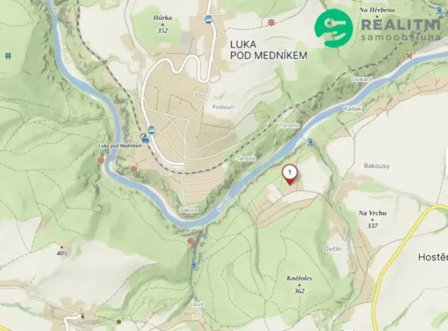 Prodej zahrady, Krňany - Třebsín, 679 m2