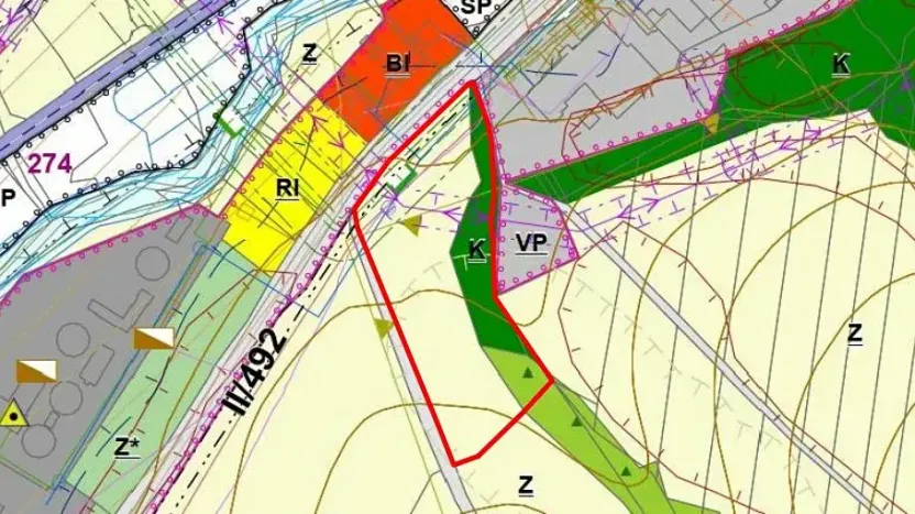 Prodej pozemku, Luhačovice, 12273 m2