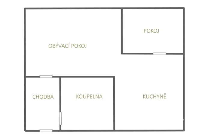 Pronájem bytu 2+kk, Litvínov, Přátelství, 34 m2