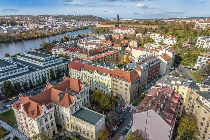 Prodej bytu 1+1, Praha - Podolí, Nedvědovo náměstí, 37 m2