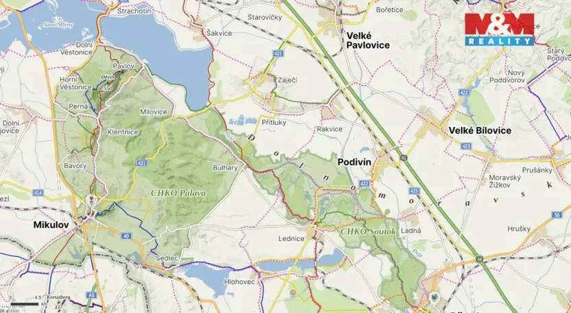 Prodej pole, Přítluky - Nové Mlýny, 3119 m2