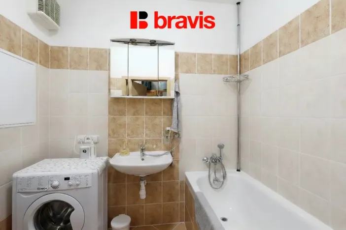 Pronájem bytu 1+kk, Brno - Lesná, Dusíkova, 38 m2