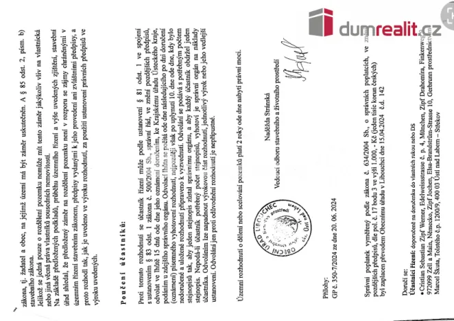 Prodej pozemku pro bydlení, Velké Chvojno, 700 m2