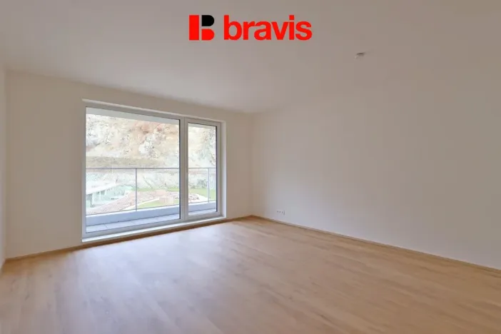 Pronájem bytu 2+kk, Brno - Komín, Bystrcká, 55 m2