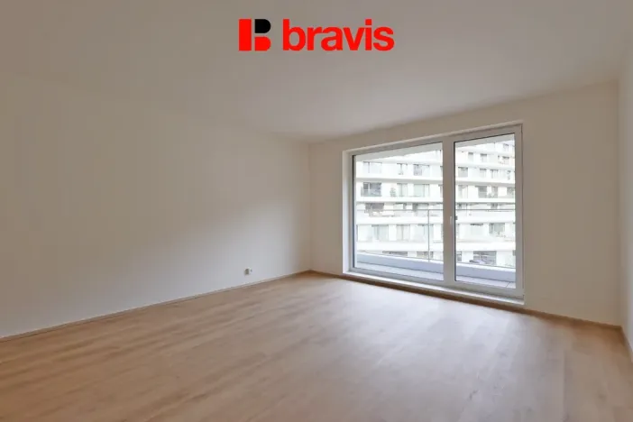 Pronájem bytu 2+kk, Brno - Komín, Bystrcká, 55 m2