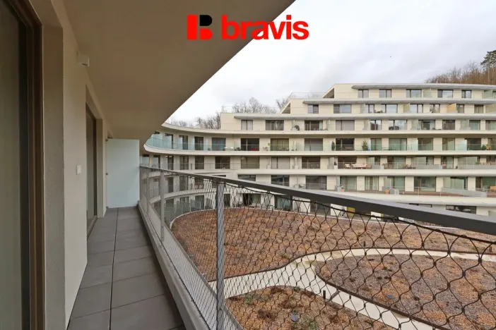 Pronájem bytu 2+kk, Brno - Komín, Bystrcká, 55 m2