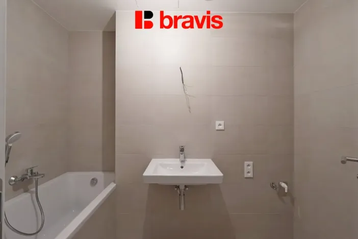 Pronájem bytu 2+kk, Brno - Komín, Bystrcká, 55 m2