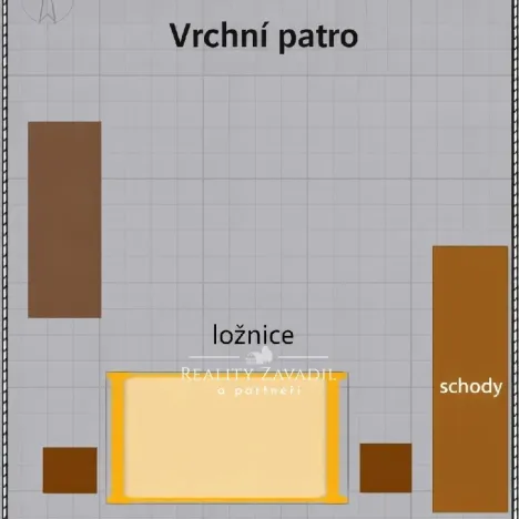Pronájem bytu 2+kk, Velké Popovice - Brtnice, 48 m2