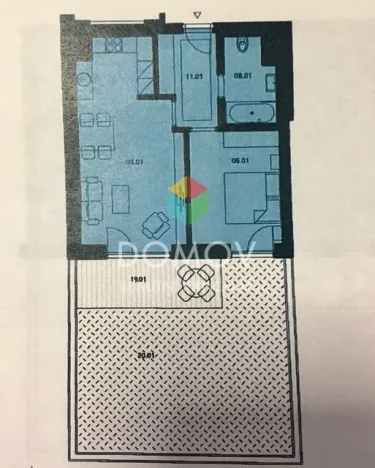 Pronájem bytu 2+kk, Beroun, Duslova, 53 m2