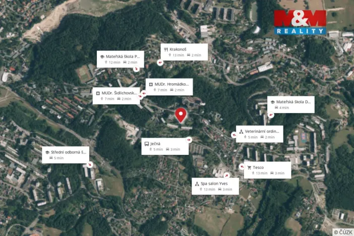 Prodej bytu 3+1, Liberec - Liberec XV-Starý Harcov, Aloisina výšina, 74 m2