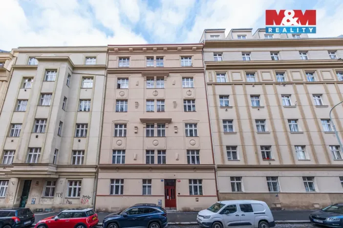 Pronájem bytu 2+kk, Praha - Vinohrady, Slezská, 42 m2