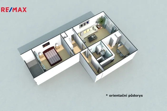 Pronájem bytu 2+1, Olomouc - Nová Ulice, Vojanova, 57 m2