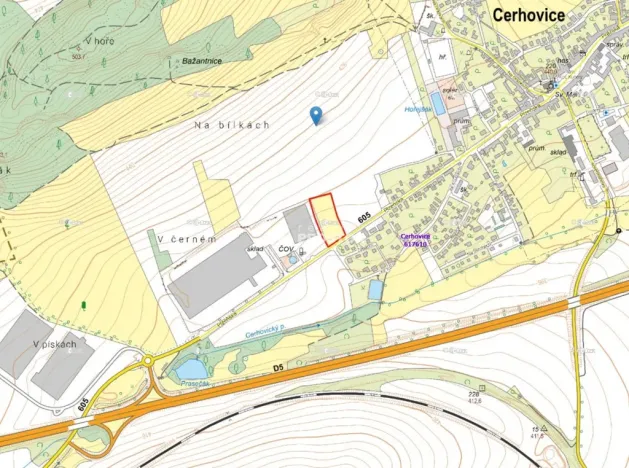Prodej komerčního pozemku, Cerhovice, Plzeňská, 9984 m2