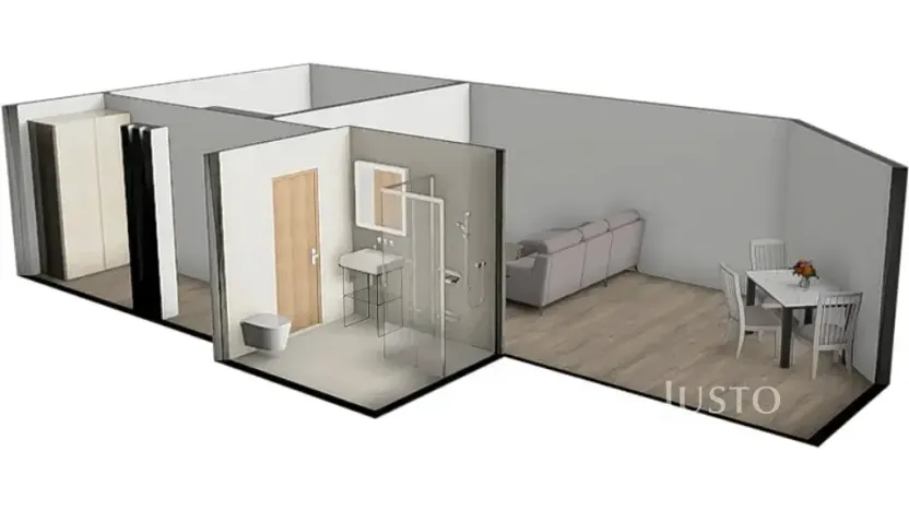 Pronájem bytu 2+kk, Bechyně, Soukenická, 44 m2