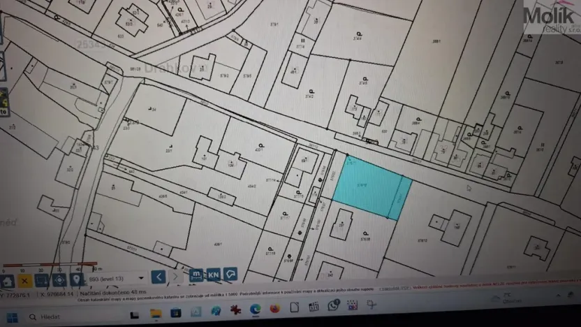 Prodej pozemku pro bydlení, Modlany - Drahkov, 988 m2