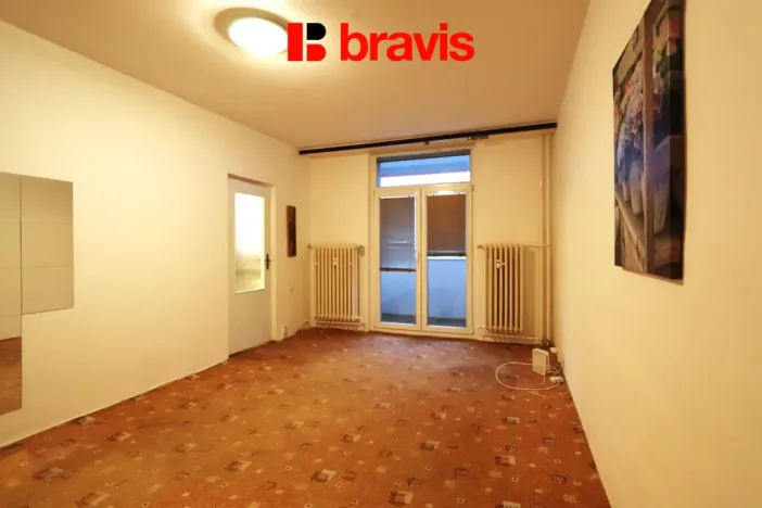 Pronájem bytu 1+1, Brno - Lesná, Halasovo náměstí, 29 m2