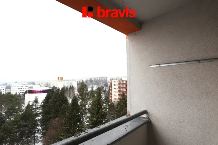 Pronájem bytu 1+1, Brno - Lesná, Halasovo náměstí, 29 m2