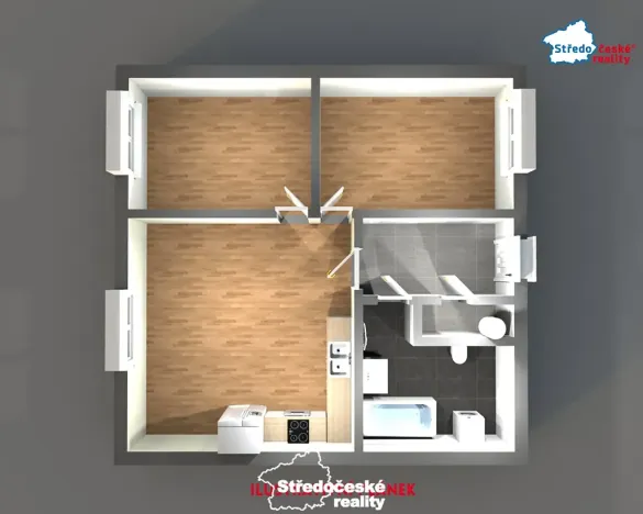 Prodej bytu 3+kk, Říčany, Široká, 56 m2