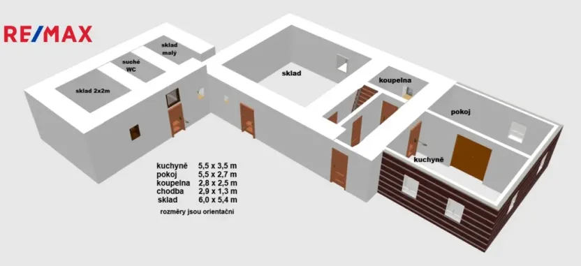 Prodej pozemku pro bydlení, Bílý Újezd, 3550 m2