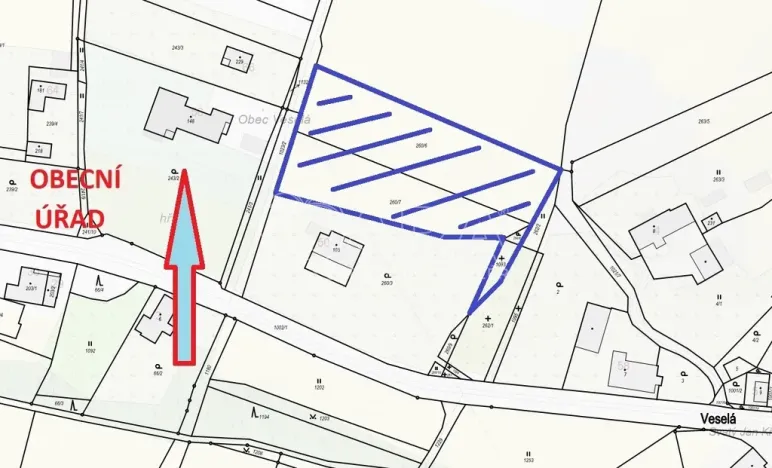 Prodej pozemku pro bydlení, Veselá, 5120 m2