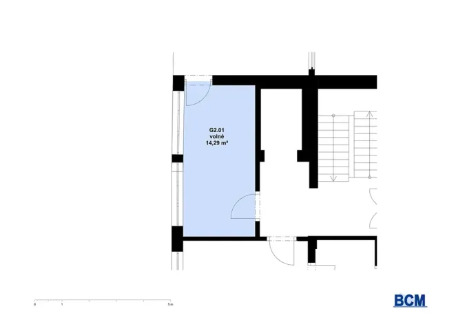 Pronájem kanceláře, Praha - Modřany, Barrandova, 14 m2