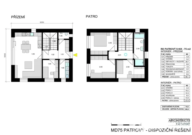 Prodej rodinného domu, Vojkov, 93 m2