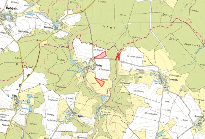 Prodej pole, Číhošť, 59764 m2