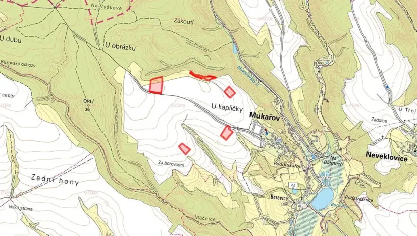 Prodej pole, Mukařov, 30270 m2
