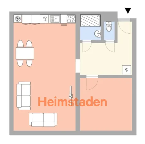 Pronájem bytu 2+kk, Ostrava - Poruba, Alšova, 57 m2