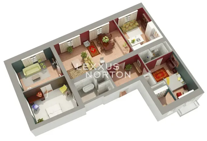 Pronájem bytu 4+kk, Praha - Nové Město, Rašínovo nábřeží, 187 m2