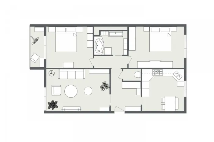 Pronájem bytu 3+1, Frýdek-Místek - Frýdek, K Hájku, 83 m2