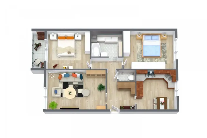 Pronájem bytu 3+1, Frýdek-Místek - Frýdek, K Hájku, 83 m2