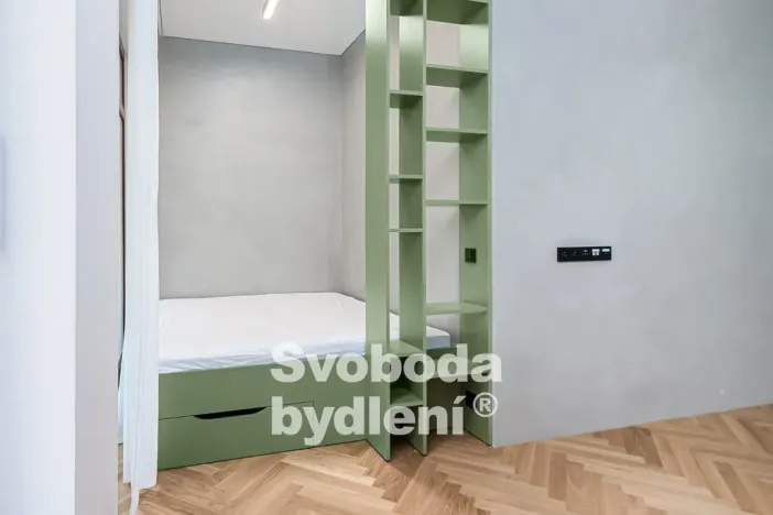 Pronájem bytu 1+kk, Praha - Dejvice, Heinemannova, 49 m2