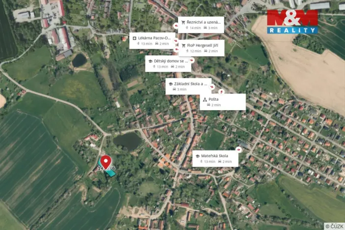 Prodej pozemku pro bydlení, Načeradec, 1594 m2