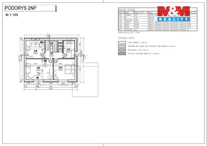 Prodej rodinného domu, Hrušky, 171 m2