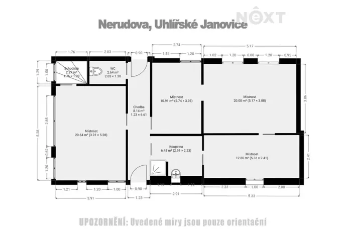 Prodej rodinného domu, Uhlířské Janovice, Nerudova, 120 m2