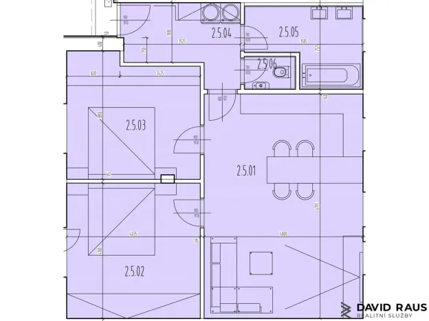 Prodej bytu 3+kk, Brno - Tuřany, ulice 1. května, 87 m2