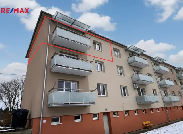 Pronájem bytu 2+1, Napajedla, Husova, 49 m2