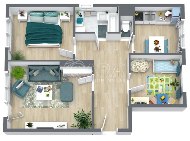 Pronájem bytu 3+1, Horní Lomná, 68 m2