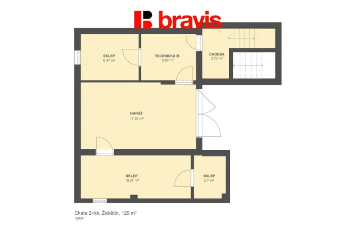 Pronájem chaty, Brno, 129 m2