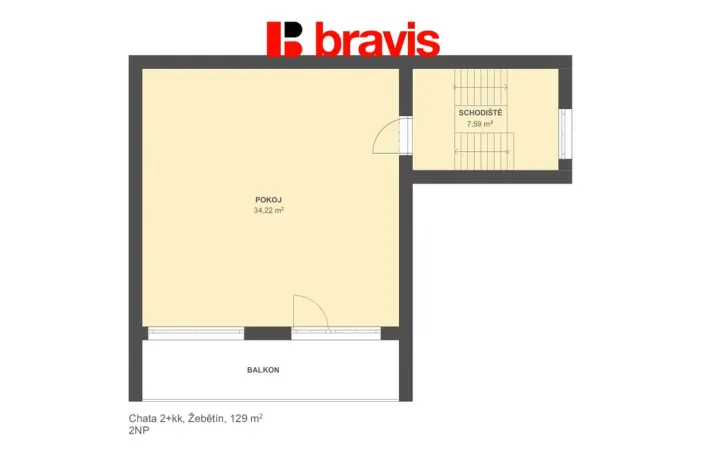 Pronájem chaty, Brno, 129 m2