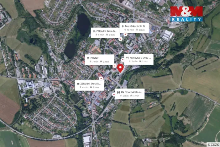 Prodej bytu 2+1, Nové Město na Moravě, Budovatelů, 66 m2