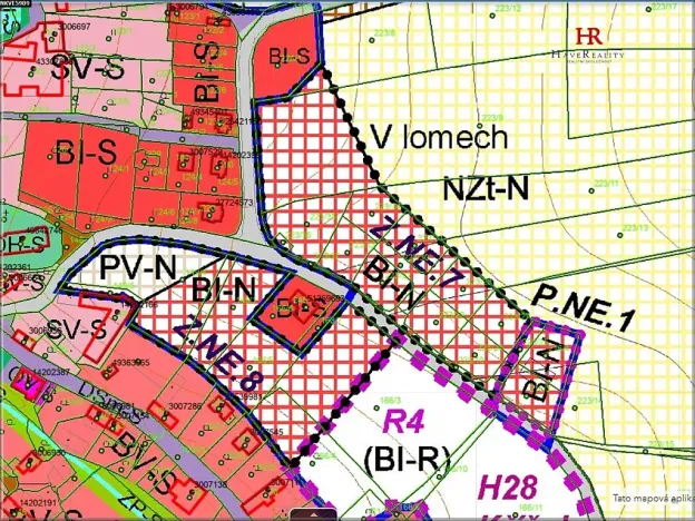Prodej pozemku pro bydlení, Bystřice, 1446 m2