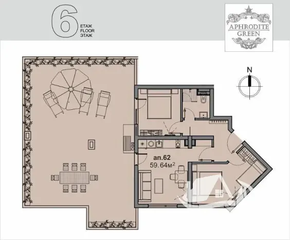 Prodej bytu 3+kk, Nesebar, Bulharsko, 68 m2