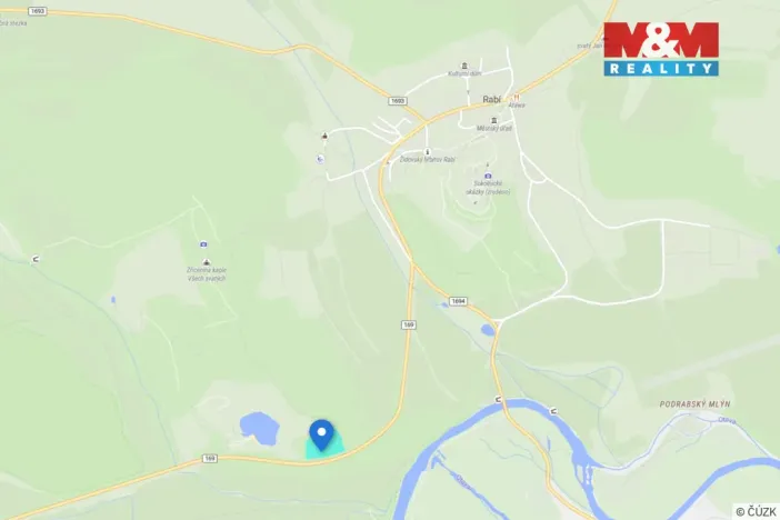 Prodej lesa, Rabí, 28273 m2